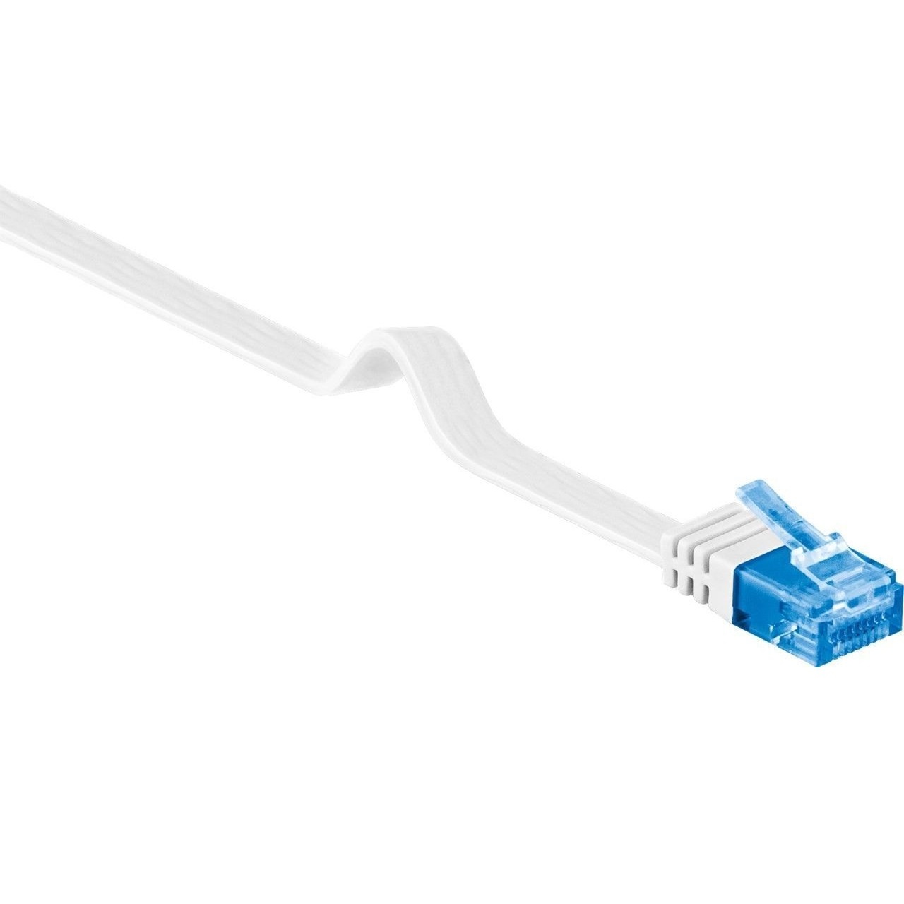Goobay U/UTP CAT6a 10 Gigabit platte netwerkkabel / (meerdere lengtes, meerdere kleuren)