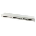 Goobay 19 inch patchpaneel | 24x RJ45 | CAT6 | STP | 1U | (meerdere kleuren)
