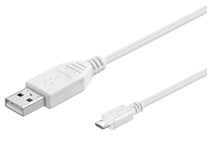 Goobay USB Micro B naar USB-A kabel - USB2.0 - tot 1A / (meerdere lengtes, meerdere kleuren)