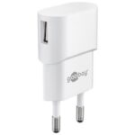 Goobay USB thuislader met 1 poort - haaks - 1A / (meerdere kleuren)