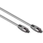 Goobay Digitale optische Toslink audio kabel - 6mm / zilver (meerdere lengtes)