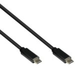 Goobay USB-C kabel | USB3.0 5 Gbps | PD 60W | | zwart (meerdere lengtes)
