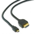 Goobay Micro HDMI - HDMI kabel - versie 2.0 (4K 60Hz) - verguld / zwart (meerdere lengtes)