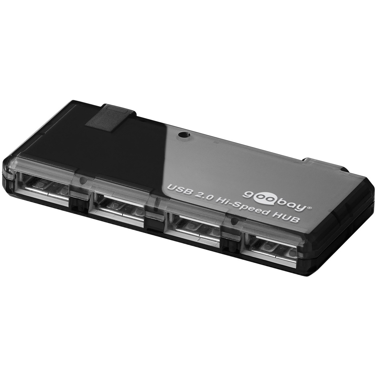 Goobay USB hub met 4 poorten - USB2.0 - busgevoed / (meerdere lengtes, meerdere kleuren)