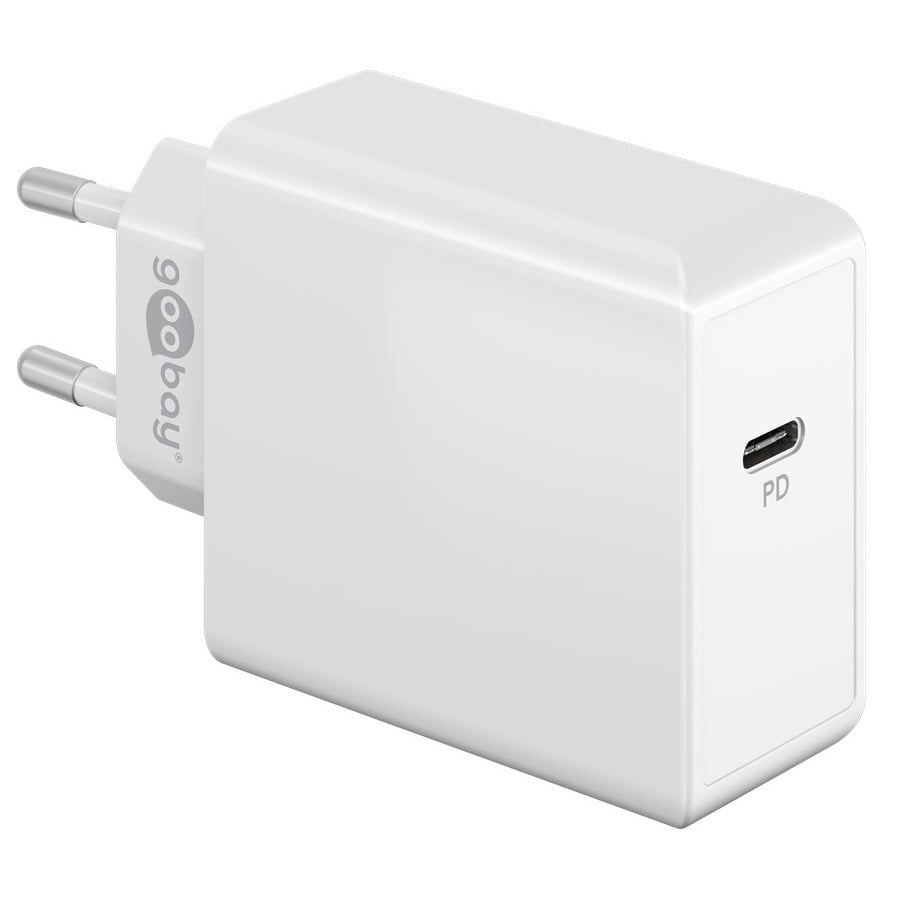 Goobay thuislader met 1 USB-C PD poort - 65W / (meerdere kleuren)