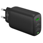 Goobay thuislader met 2 USB-C PD en 1 USB-A QC poorten - 65W / (meerdere kleuren)