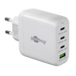 Goobay thuislader met 3x USB-C PD en 1x USB-A QC - GaN - 68W / (meerdere kleuren)