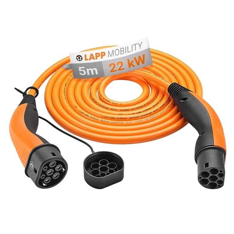 LAPP EV Type 2 - EV Type 2 HELIX oplaadkabel - 22kW / (meerdere kleuren)