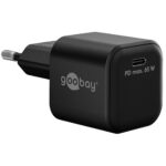 Goobay thuislader met 1 USB-C PD poort | GaN | 65W | (meerdere kleuren)