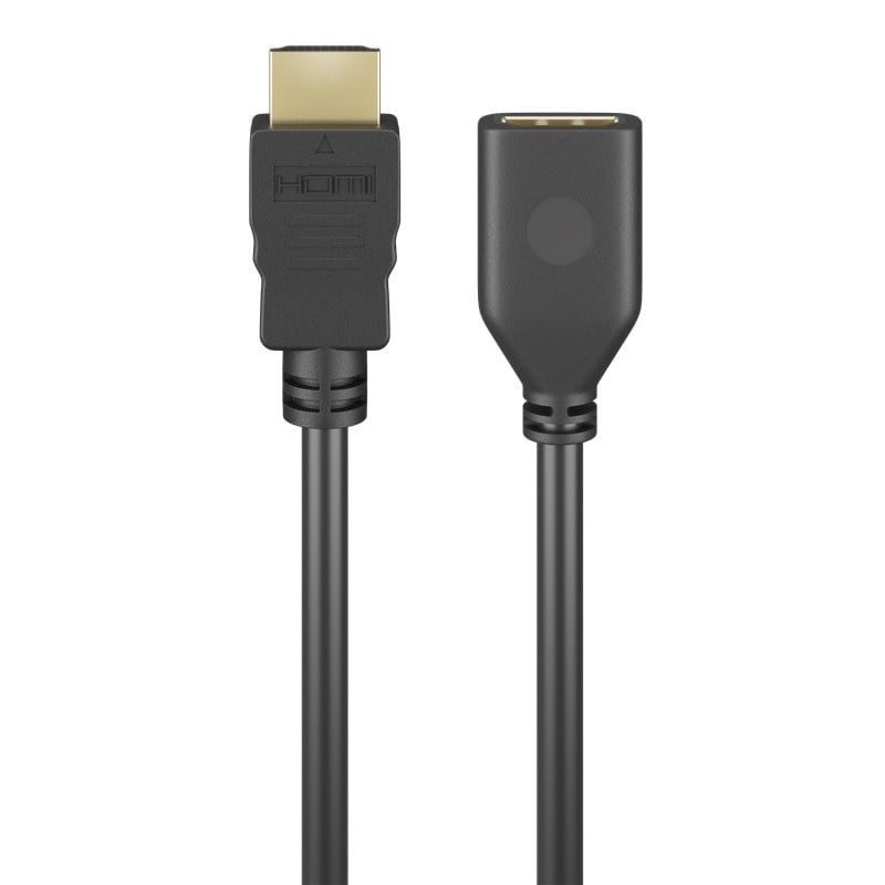 Goobay HDMI verlengkabel | HDMI2.0 (4K 60Hz + HDR) | CCS aders | | zwart (meerdere lengtes)