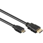 Goobay Mini HDMI - HDMI kabel | CCS aders | HDMI2.0 (4K 60Hz + HDR) | zwart (meerdere lengtes)