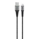 Goobay Micro USB - USB kabel | USB2.0 | tot 3A | nylon | zwart (meerdere lengtes)