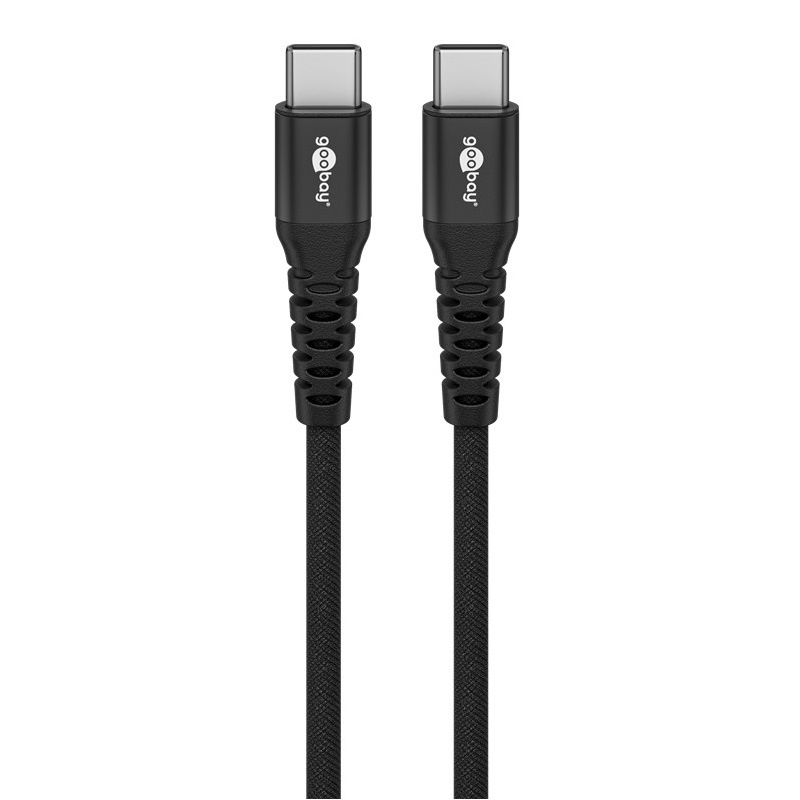 Goobay USB-C Supersoft Textile kabel | USB2.0 | PD 60W | | (meerdere lengtes, meerdere kleuren)