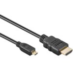 Goobay Micro HDMI - HDMI kabel | HDMI2.1 (8K 60Hz + HDR) | | zwart (meerdere lengtes)