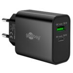 Goobay USB lader | USB-C PD + USB-A QC | GaN | 30W | (meerdere kleuren)