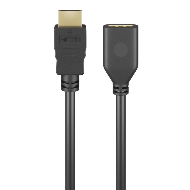 Goobay HDMI verlengkabel | HDMI2.1 (8K 60Hz + HDR) | koper | | zwart (meerdere lengtes)