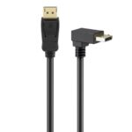 Goobay DisplayPort kabel | haaks/beneden | DP2.1a (10K 60Hz) | UHBR13.5 (54Gbit/s) | zwart (meerdere lengtes)