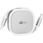 Goobay USB-C uittrekbare kabel | USB2.0 | 15W | | (meerdere kleuren)