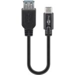 Goobay USB-C - USB-A adapter | USB3.0 5 Gbps | OTG | 15W | 0,20 meter