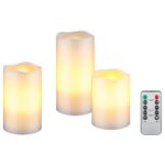 Goobay LED-kaarsenset | 3 stuks | afstandsbediening | wit | IP20
