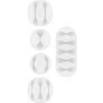 Goobay zelfklevende kabelhouders set | 5 stuks | 7.8 mm (meerdere kleuren)