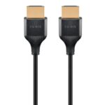 Goobay HDMI kabel | Slimline | HDMI2.1 (8K 60Hz + HDR) | CCS | | zwart (meerdere lengtes)