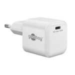 Goobay nano USB lader | USB-C PD | GaN | 30W | (meerdere kleuren)