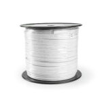 IEC (Coax) CAT6 Combikabel op rol | RG58 | 75 Ohm | Dubbel Afgeschermd | ECA | 100.0 m | Rond | Wit | Rol