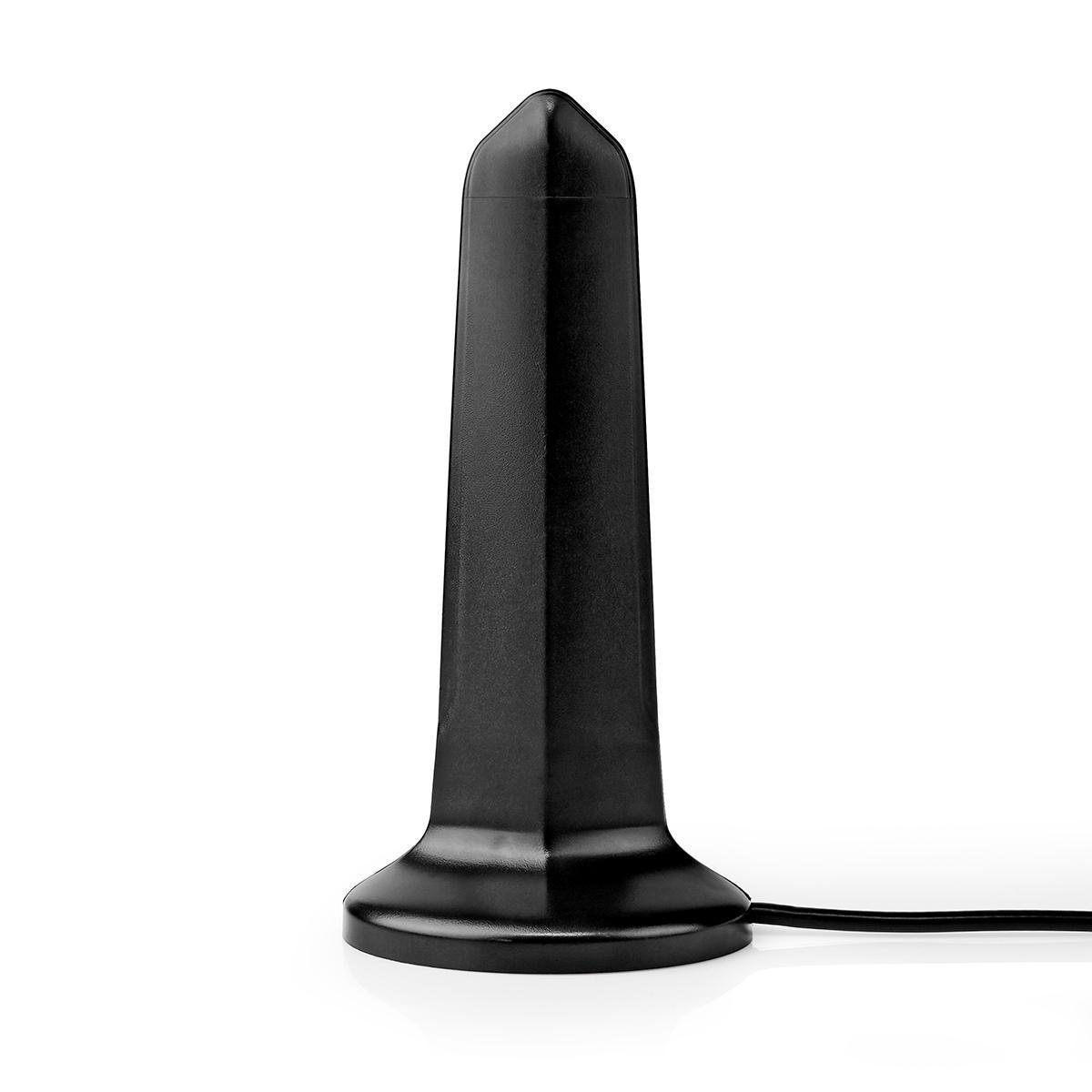 Binnenantenne | Actief | UHF | Ontvangstbereik: 0-15 km | LTE700 | Versterking: 26 dB | ABS | Zwart