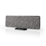 Nedis premium FM/UHF/VHF DVB-T/T2 DAB+ HDTV antenne voor binnen - actief - 28 dB - LTE700 filter / grijs - 2,1 meter