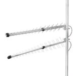 5G / 4G / 3G Antenne | 5G | Buiten | 698 - 3800 MHz | Versterking: 15 dB | 0.30 m | Zilver