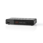 DVB-T2-Ontvanger | Free To Air (FTA) | 480i / 480p / 576i / 576p / 720p / 1080i / 1080p | H.265 | 1000 Kanalen | Ouderlijk toezicht | Elektronische programmagids | Afstandbestuurbaar | Zwart