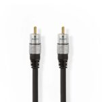 Premium Tulp coaxiale digitale audio kabel / zwart - 5 meter