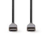 Nedis DisplayPort Active Optical Cable (AOC) - versie 1.4 (5K/8K 60Hz) / zwart - 15 meter