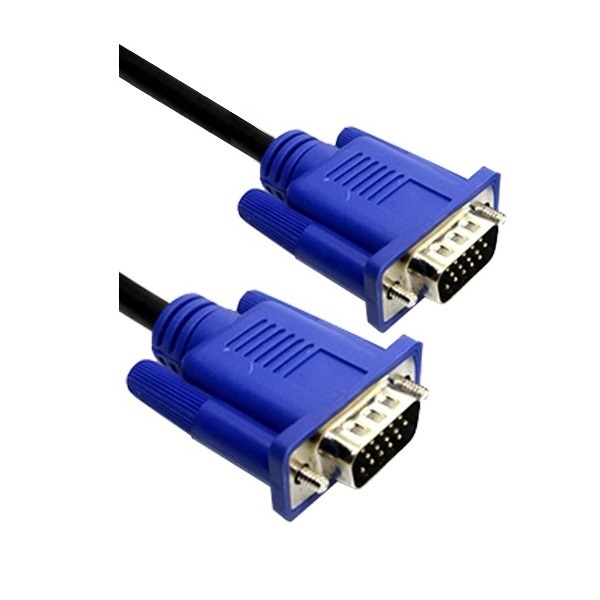 VGA-Kabel | VGA Male | VGA Male | Vernikkeld | Maximale resolutie: 1280x768 | 2.00 m | Rond | ABS | Zwart | Label