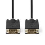 DVI-Kabel | DVI-D 24+1-Pins Male | DVI-D 24+1-Pins Male | 2560x1600 | Verguld | 3.00 m | Recht | PVC | Antraciet | Doos