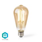 SmartLife LED Filamentlamp | E27 | 806 lm | 7 W | Warm Wit | 1800 - 3000 K | Glas | Android™ / IOS | ST64 | 1 Stuks