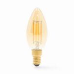 SmartLife LED Filamentlamp | Wi-Fi | E14 | 470 lm | 4.90 W | Warm Wit | 1800 - 3000 K | Glas | Android™ / IOS | Kaars | 1 Stuks