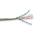 CAT6 Netwerkkabel Rol | Stranded | U/UTP | Koper | 305 m | Binnenshuis | Rond | LSZH | Grijs | Trekdoos