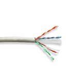 CAT6 Netwerkkabel Rol | Solid | U/UTP | Koper | 100 m | Binnenshuis | Rond | LSZH | Grijs | Trekdoos