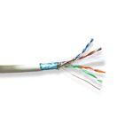 CAT6 Netwerkkabel Rol | Stranded | F/UTP | Koper | 305 m | Binnenshuis | Rond | LSZH | Grijs | Trekdoos