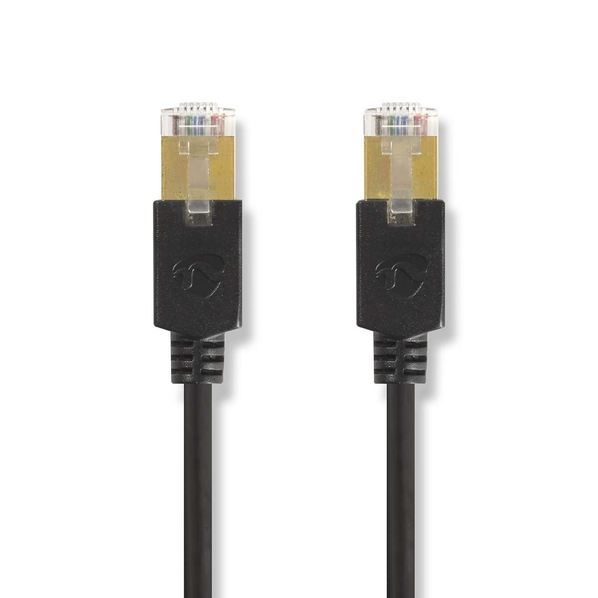 CAT6 Netwerkkabel | RJ45 Male | RJ45 Male | F/UTP | 1.00 m | Rond | LSZH / PVC | Antraciet | Doos