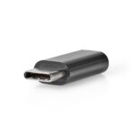USB-C™ Adapter | USB 2.0 | USB-C™ Male | USB Micro-B Female | 480 Mbps | Rond | Verguld | Antraciet | Doos
