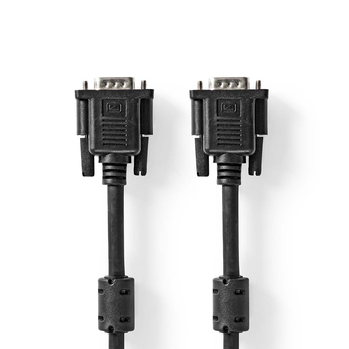 VGA-Kabel | VGA Male | VGA Male | Vernikkeld | Maximale resolutie: 1024x768 | 3.00 m | Rond | ABS | Zwart | Doos