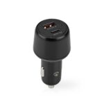 Autolader | 65 W | 2.0 / 3.0 / 3.25 A | Outputs: 2 | Poorttype: USB-A / USB-C™ | Automatische Voltage Selectie