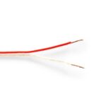 Speaker-Kabel | 2 x 0.75 mm² | Koper | 100 m | Rond | PVC | Transparant | Rol
