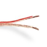 Speaker-Kabel | 2 x 6.00 mm² | Koper | 100.0 m | Rond | PVC | Transparant | Rol