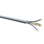 Netwerk Kabel Rol | CAT6 | Stranded | U/UTP | Koper | 100.0 m | Binnenshuis | Rond | PVC | Grijs | Gift Box