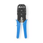 Krimptang | CAT5 / CAT5e / CAT6 / CAT6a / RJ10 / RJ11 | Snijden / Strippen / Tang | ABS / Staal | Blauw