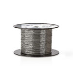 Audiokabel | 4 x 0.16 mm² | Koper | 100 m | Rond | PVC | Donkergrijs | Rol